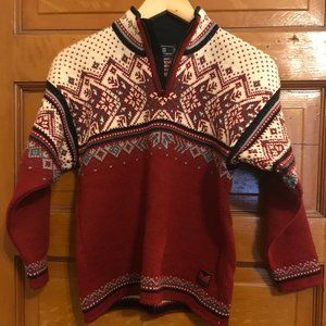 Half-Zip Nordic Sweater
